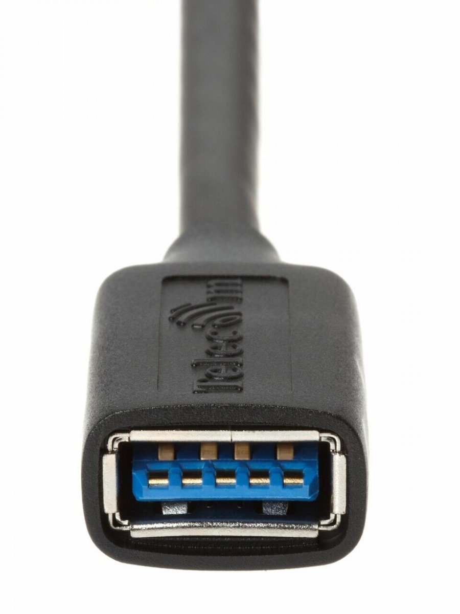 Кабель удлинительный USB3.0 Am-Af 0.5m Telecom черный (TUS708-0.5M)