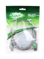 Кабель удлинительный Aopen/Qust USB2.0 AM/AF 3m серый (ACU202-3G)
