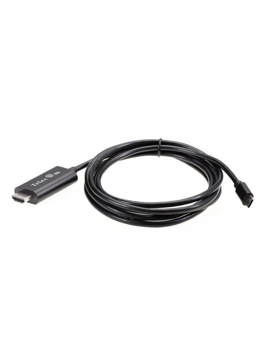 Кабель-адаптер USB3.1 Type-C(m) to HDMI A(m) 4K@30Hz, 1.8m, Telecom <TCC005-1.8M>