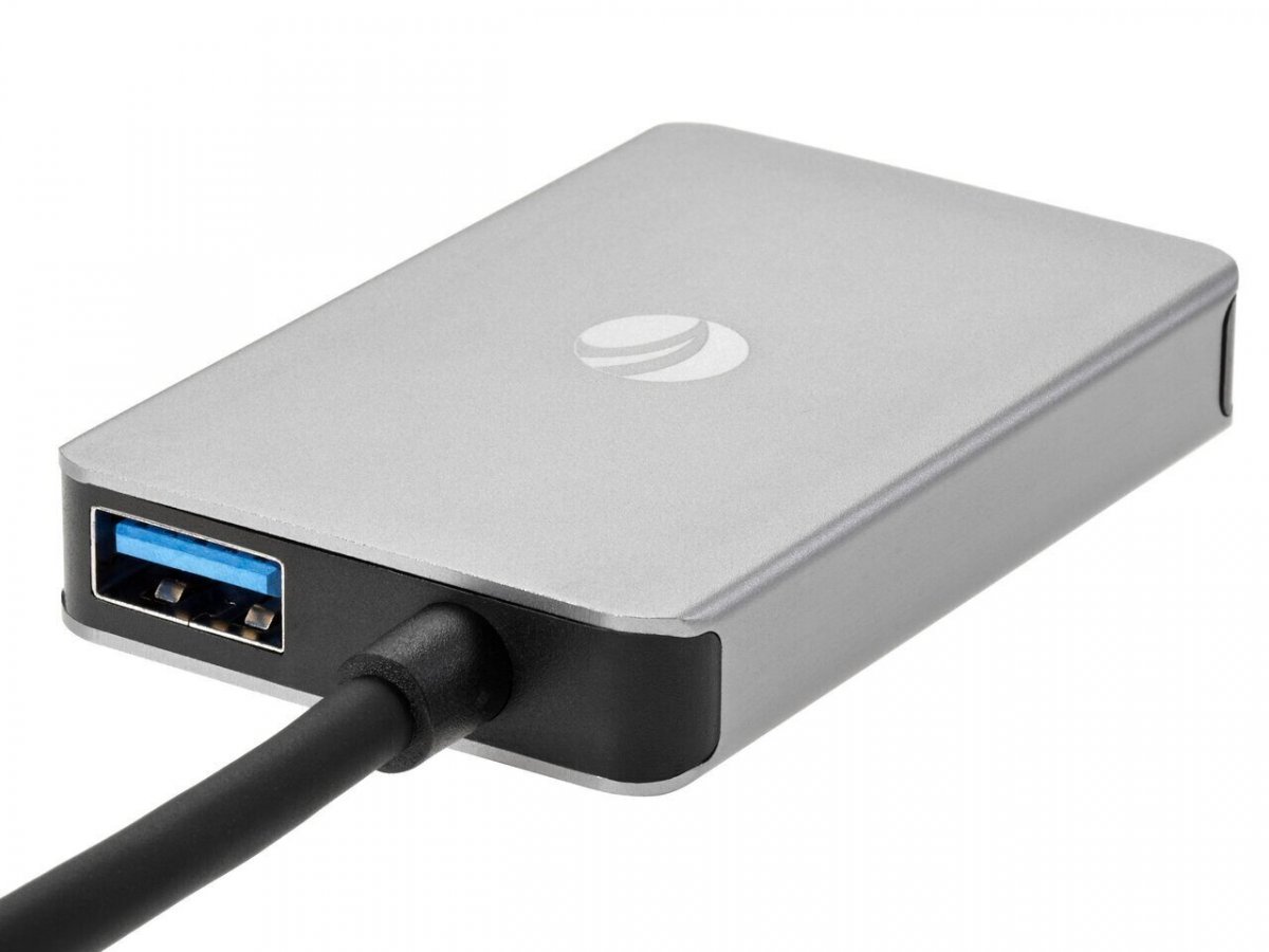 Кабель-концентратор USB 3.1 Type-Cm to 4 port USB3.0(f)  Aluminum Shell VCOM <DH310B>