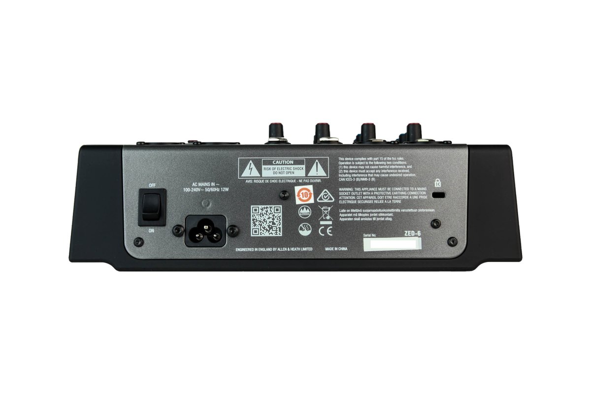 Аналоговый компактный микшерный пульт Allen&Heath ZED-6