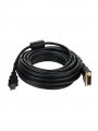 Кабель HDMI to DVI-D Dual Link (19M -25M) 10м, 2 фильтра, TELECOM