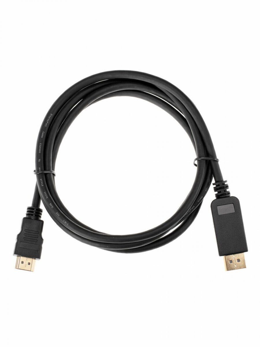 Кабель-переходник DisplayPort M-> HDMI M 4K@30Hz 1.8m iOpen (Aopen/Qust) <ACG608-1.8M>
