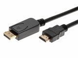 Кабель-переходник DisplayPort M-> HDMI M 4K@30Hz 1.8m iOpen (Aopen/Qust) <ACG608-1.8M>