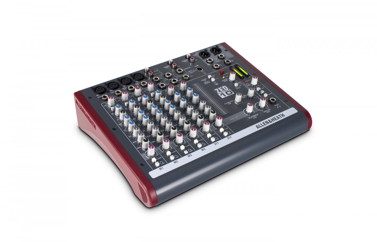 Аналоговый компактный микшерный пульт Allen&Heath ZED-10