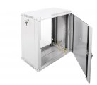 Шкаф телекоммуникационный настенный разборный ЭКОНОМ 12U (600 × 350) дверь стекло