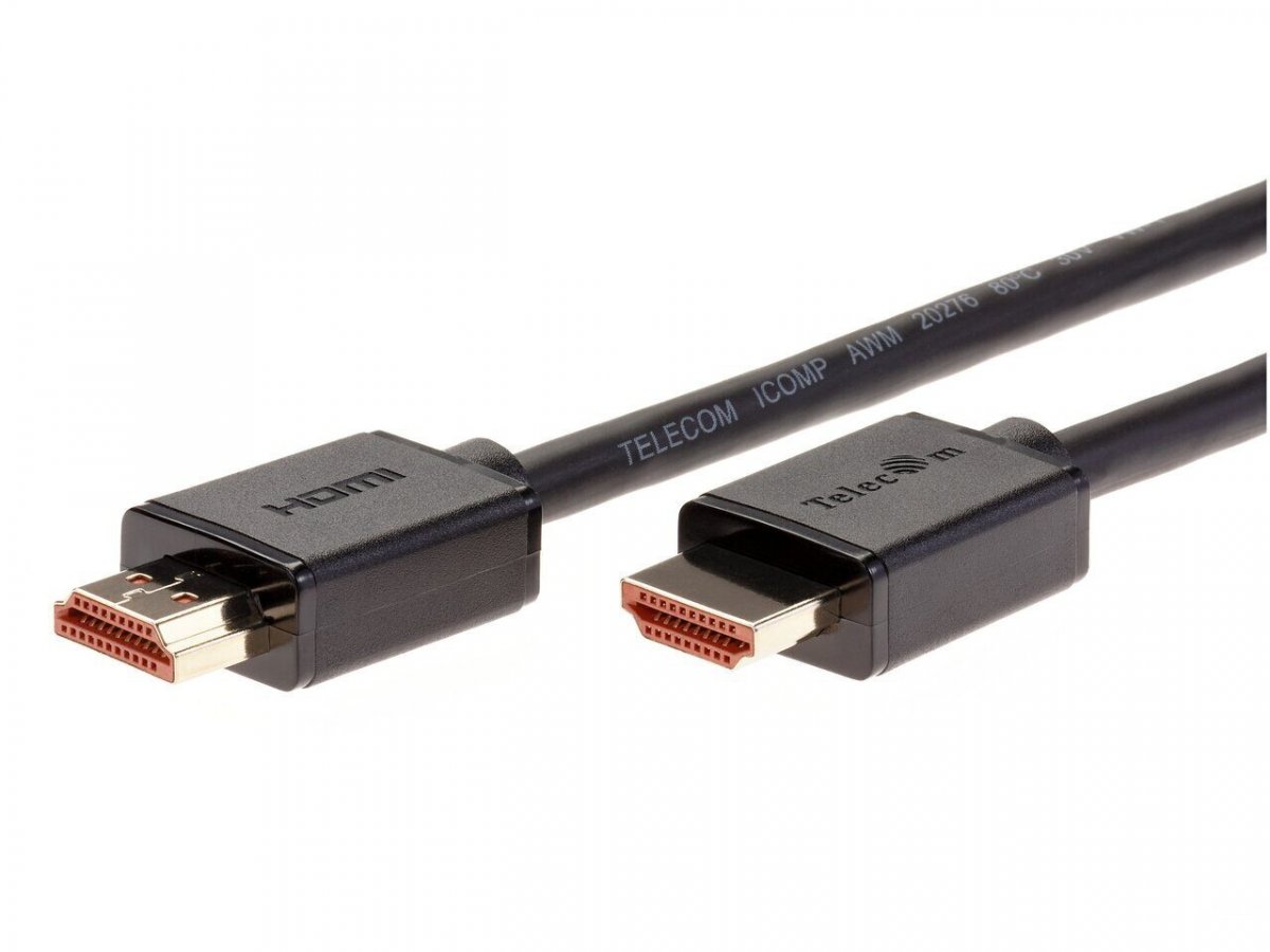 Кабель HDMI-19M --- HDMI-19M ver 2.0+3D/Ethernet ,2m Telecom <TCG215-2M>