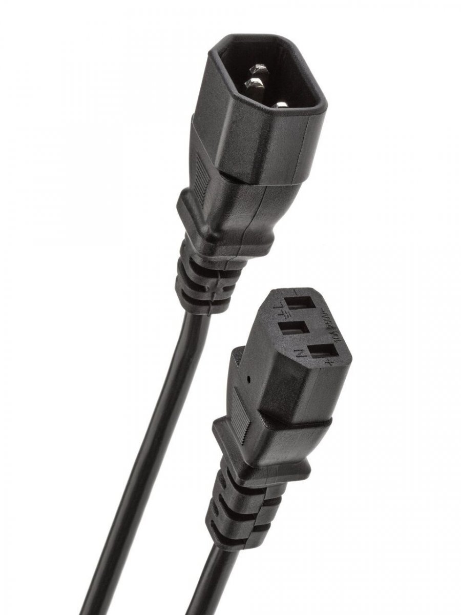 Кабель монитор - компьютер 1.8 м 220V (UPS -> устройство) 3G*0.5mm, iOpen (Aopen/Qust) <ACE001-1.8M>