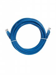 Патчкорд литой iOpen (Aopen/Qust) UTP кат.5е 5м синий 