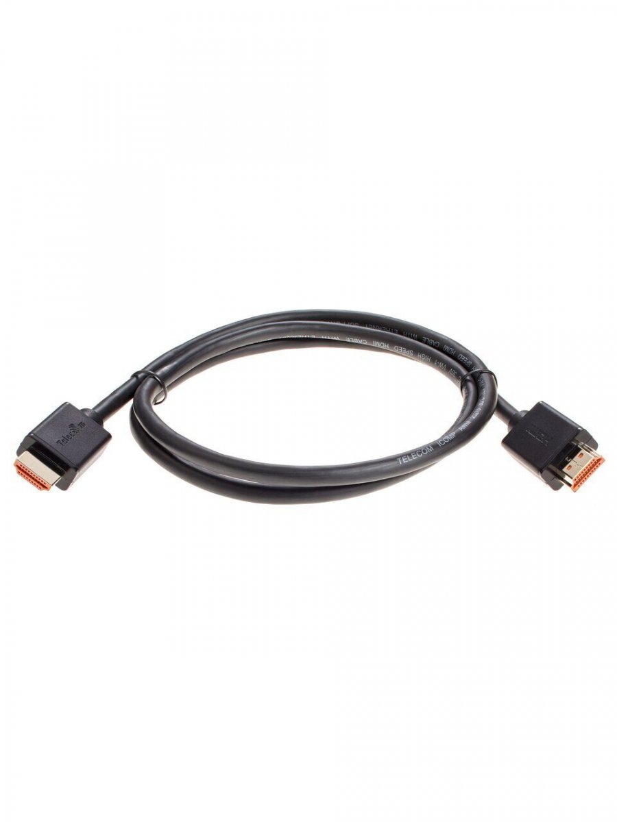 Кабель HDMI-19M --- HDMI-19M ver 2.0+3D/Ethernet ,1m Telecom <TCG215-1M>