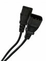 Кабель UPS to устройство 220V (IEC-320-C13/C14) 1,8м, 3G0,5mm медь , Telecom