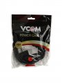 Кабель компьютер-розетка 220V (EURO)  3G 0,5mm2 VCOM {CE021-CU} 3 метра