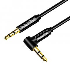 Кабель соединит угловой 3.5 Jack (M) - 3.5 Jack (M), 2м Telecom PRO 