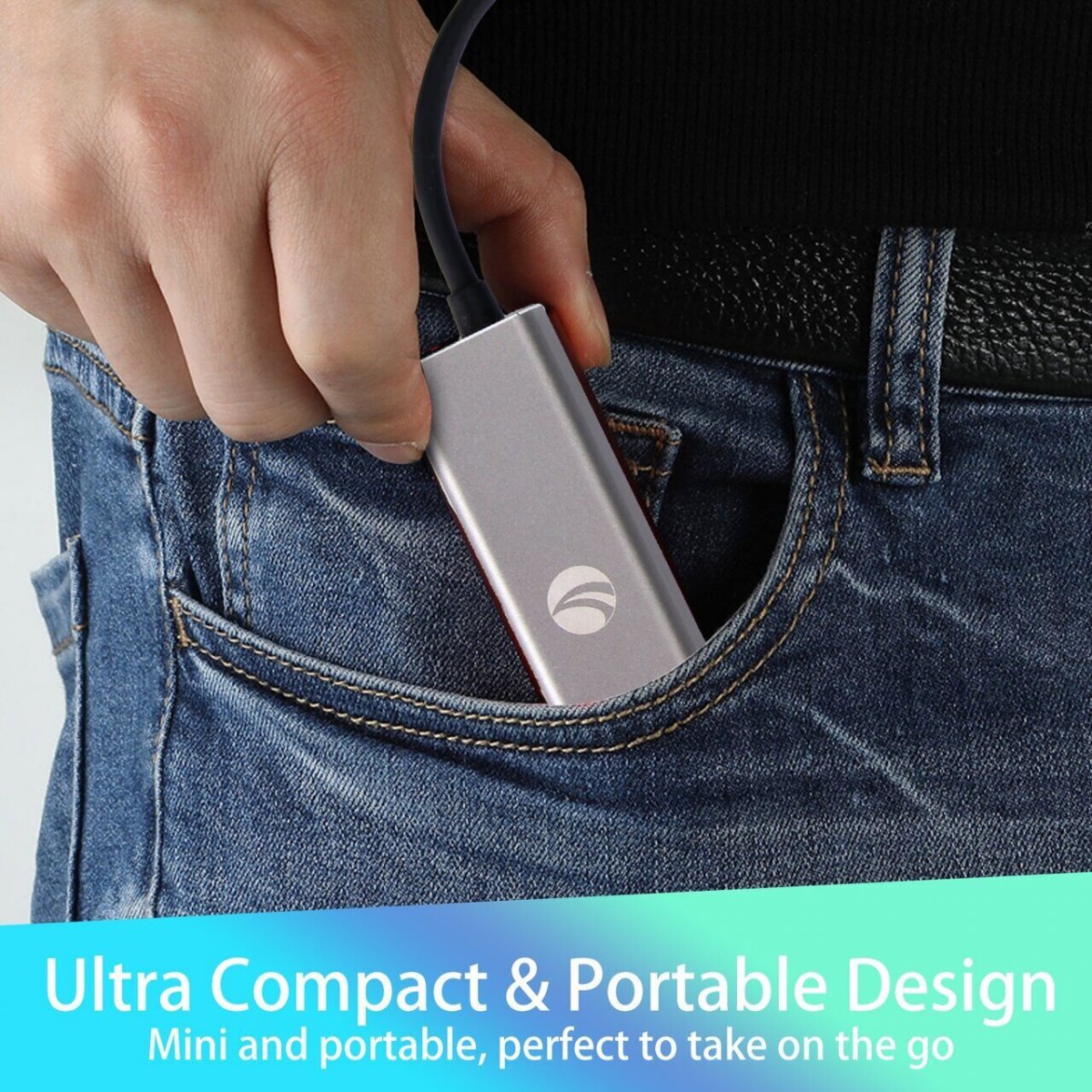 Кабель-концентратор USB 3.1 Type-Cm to 4 port USB3.0(f)  Aluminum Shell VCOM <DH310A>