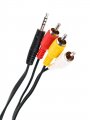 Кабель соединительный 3.5 Jack (M) / 3 RCA (M) VCOM