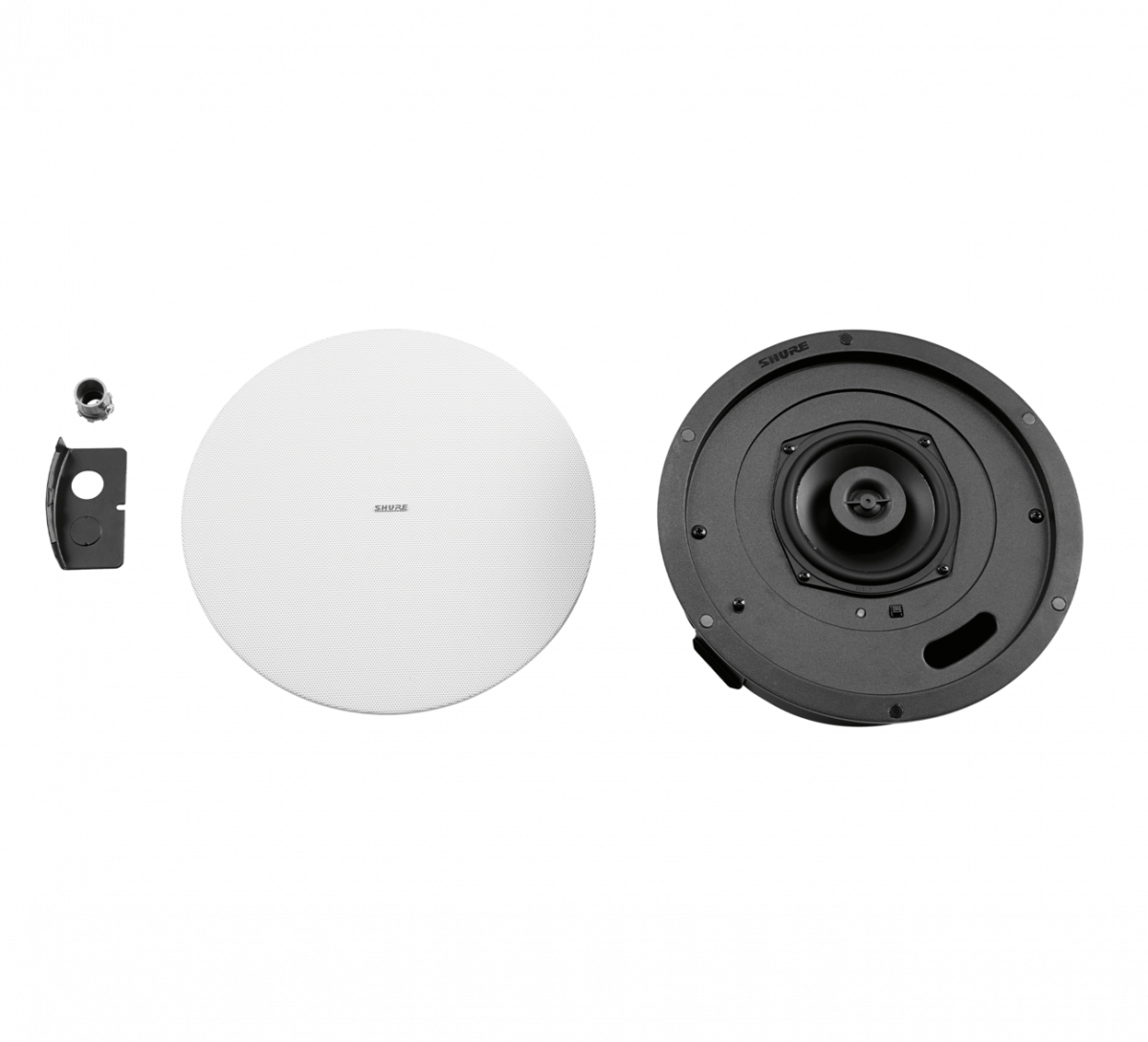 Потолочная активная сетевая низкопрофильная акустическая система SHURE MICROFLEX™ MXN5W-C, питание PoE/PoE Plus