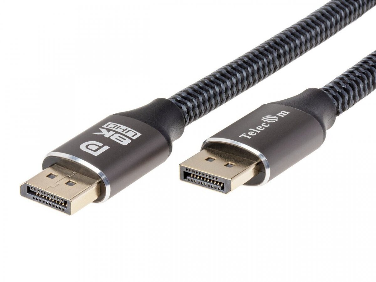 Кабель соединительный DP-DP 1.4V 8K@60Hz  1м, Telecom Pro <TCG750-1M>