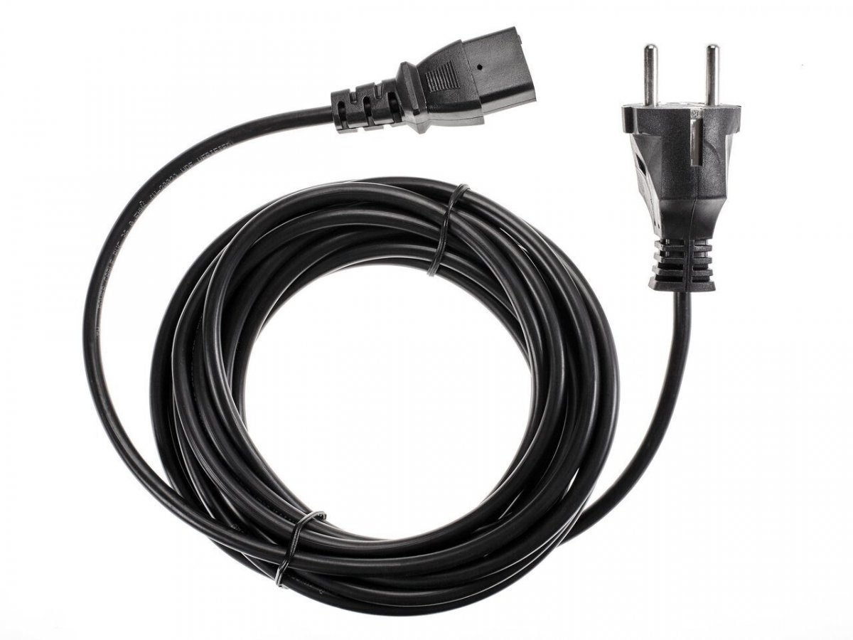 Кабель компьютер - розетка 5m 220V (Европейский стандарт)