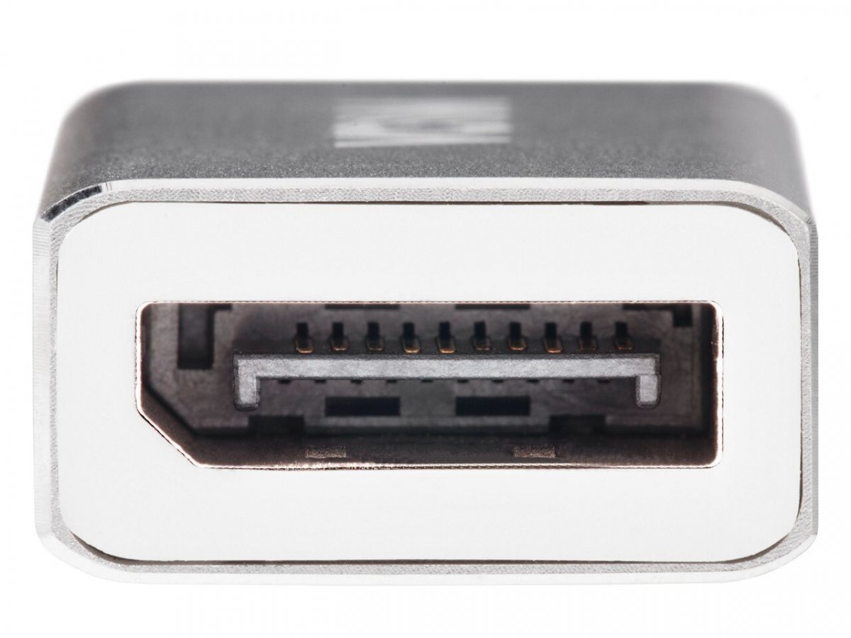 Кабель-адаптер USB 3.1 Type-Cm to DP(f) 3840x2160@60Hz, 0.2m VCOM <CU422M>