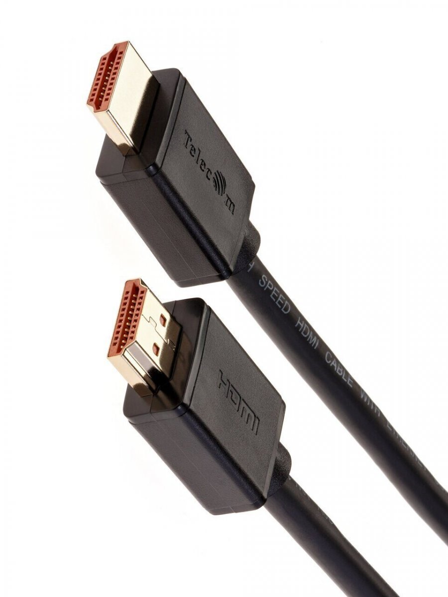 Кабель HDMI-19M --- HDMI-19M ver 2.0+3D/Ethernet ,5m, 2 фильтраTelecom <TCG215F-5M>