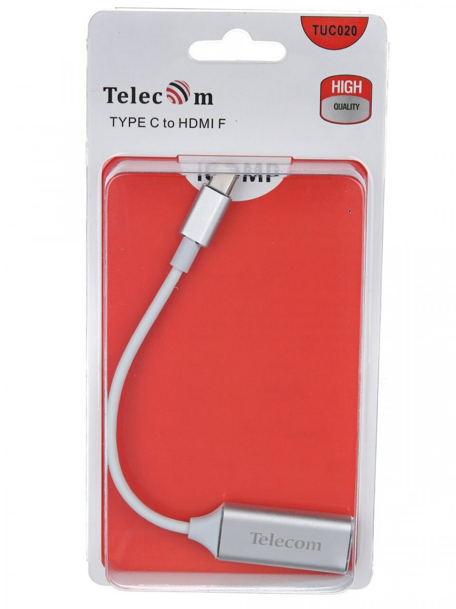 Кабель-адаптер USB3.1 Type-Cm to HDMI (f) 4K@30Hz, Telecom <TUC020>