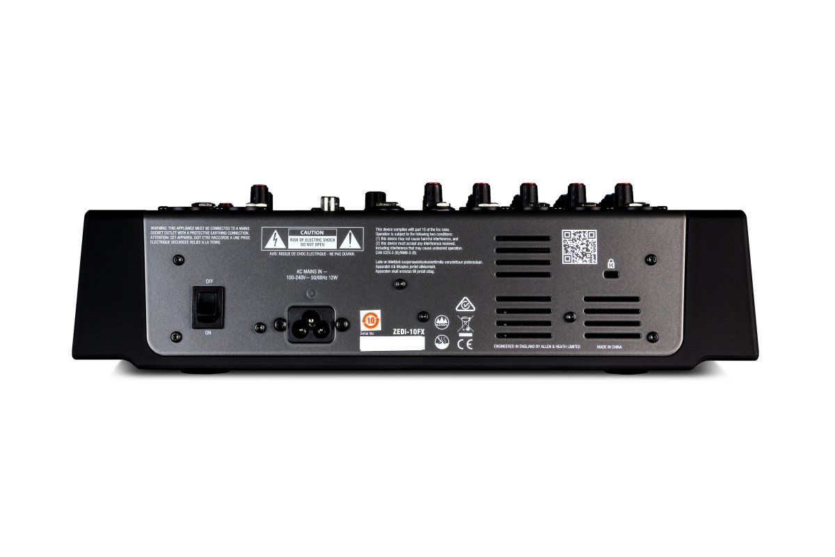 Гибридный компактный аналогово-цифровой микшерный пульт Allen&Heath ZEDi-10FX