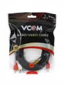 Кабель соединительный 3xRCA (M) - 3xRCA (M), 5m VCOM