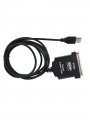 Кабель-адаптер USB A (вилка) to LPT (прямое подключение к LPT порту принтера) VCOM