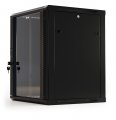 Шкаф настенный 19", 15U Hyperline TWB-1566-GP-RAL9004