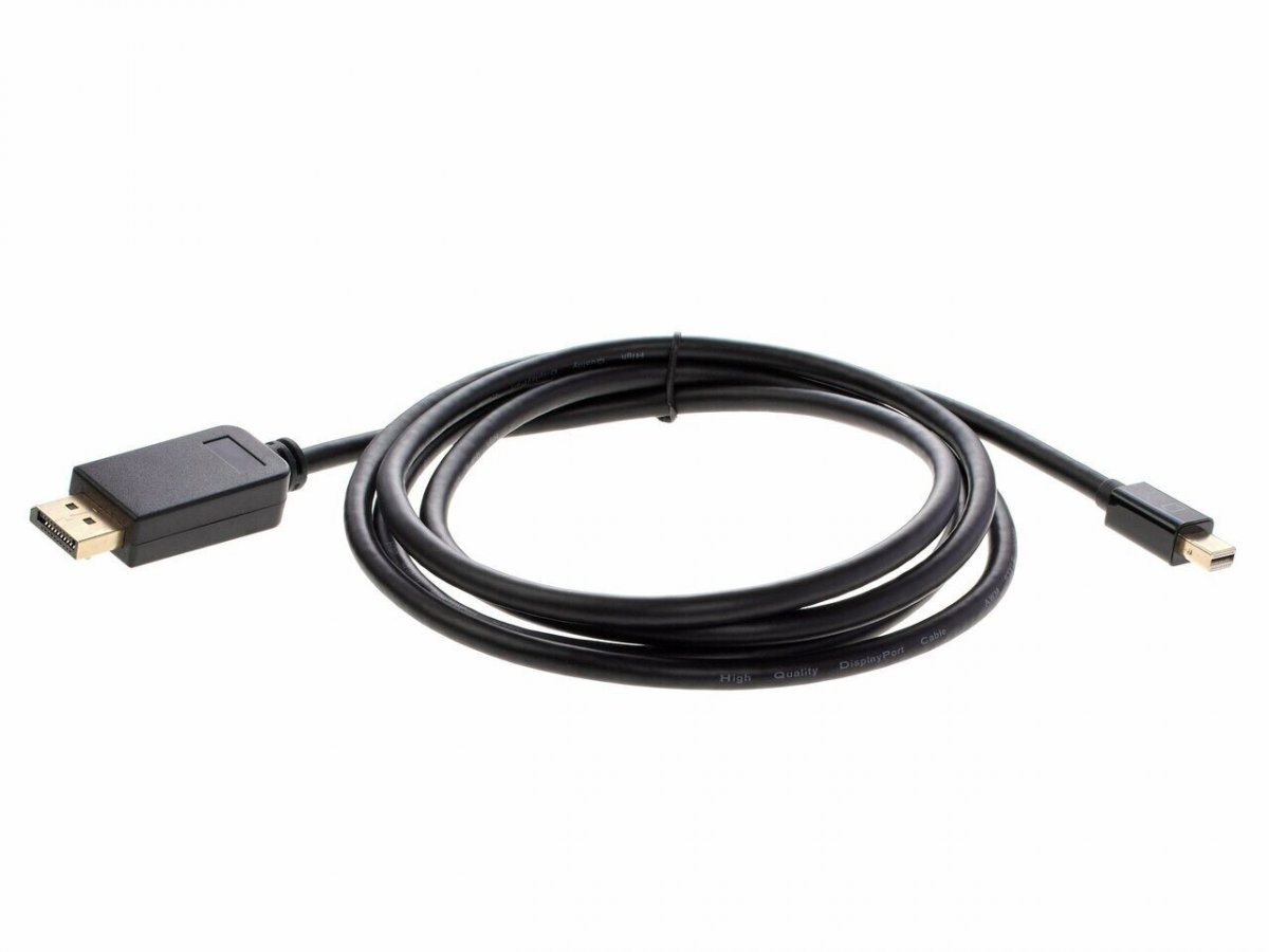 Кабель Mini DisplayPort M -> Display Port M  4K*60 Hz 1,8м iOpen (Aopen/Qust) <ACG682-1.8M>