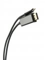 Кабель-адаптер USB 3.1 Type-C(M) to DP(M) 3840x2160@60Hz, 10Gbps, 1.8 m VCOM CU422C-1.8M