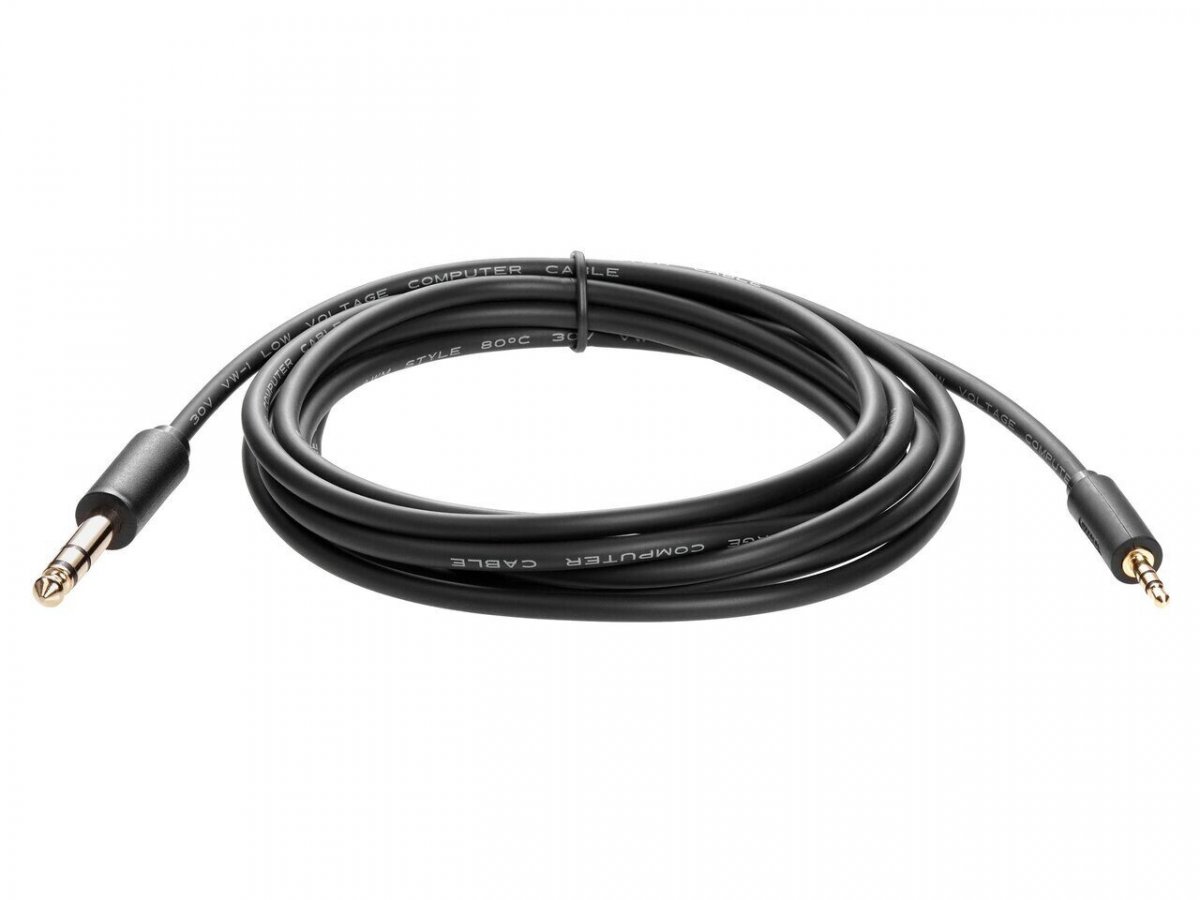 Кабель-адаптер  3.5ST(M)/6.35 ST(M), 3м, Telecom PRO <TAV6165-3M>
